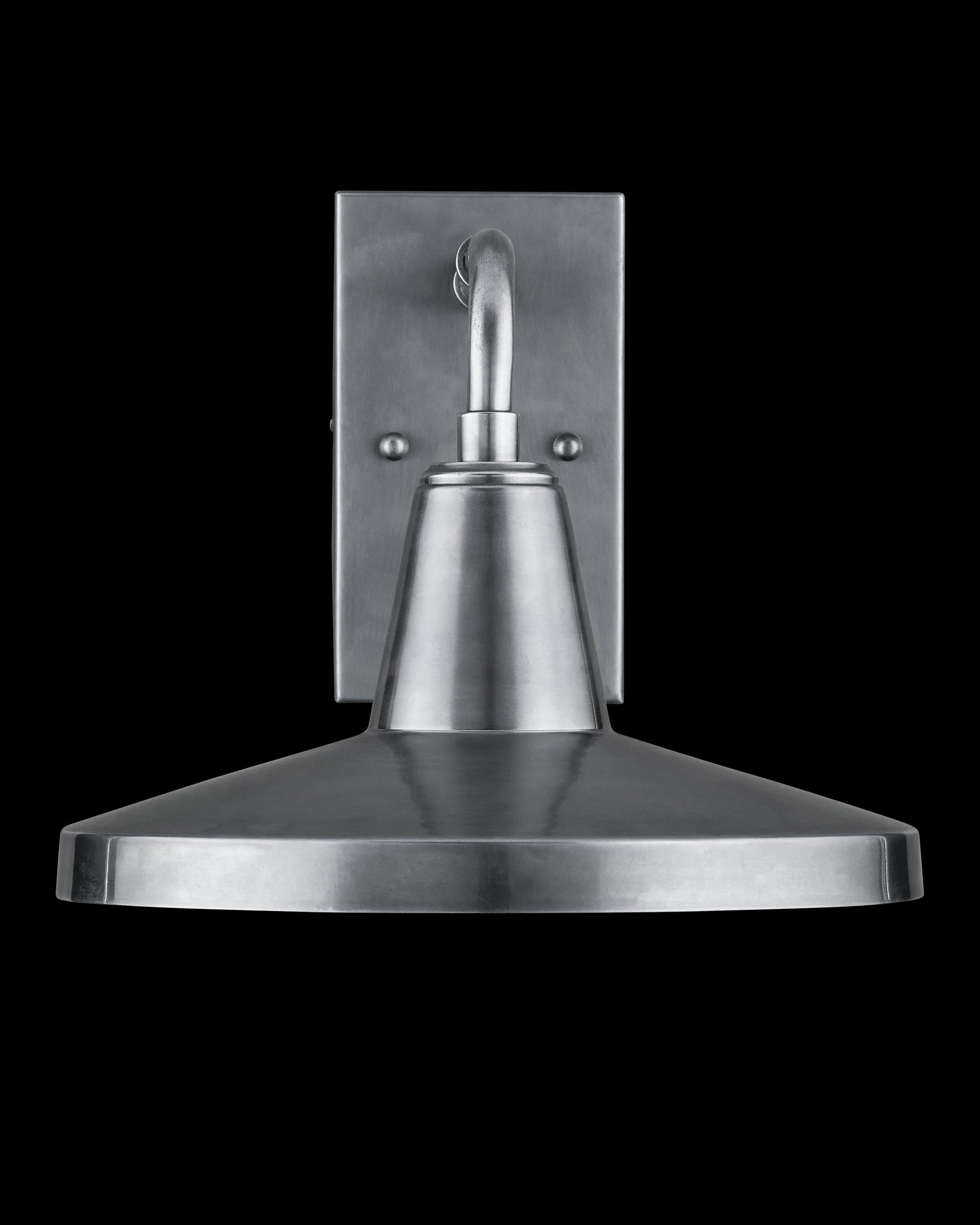 Currey & Company Mariner Silver Outdoor Wall Sconce