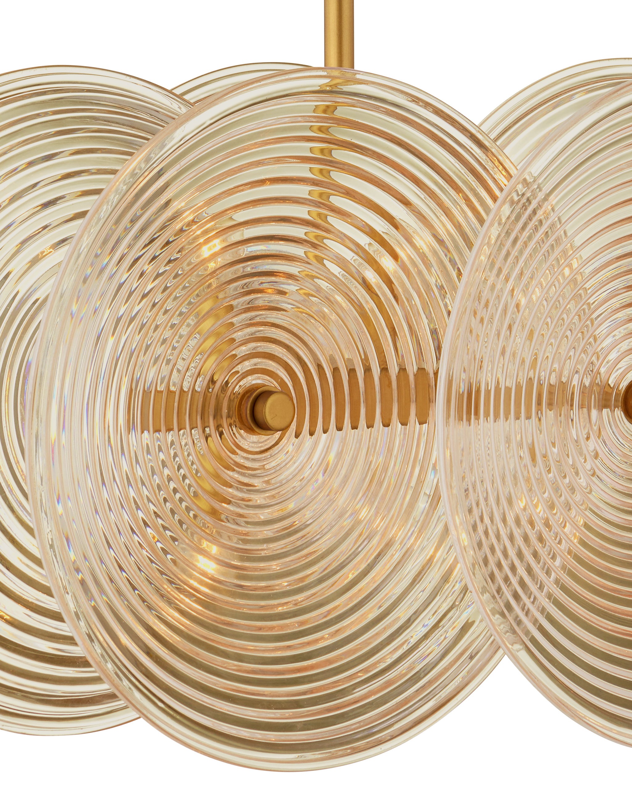 Currey & Company Whirlwind Rectangular Chandelier