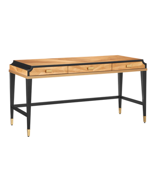 Currey & Company Kallista Taupe Large Desk