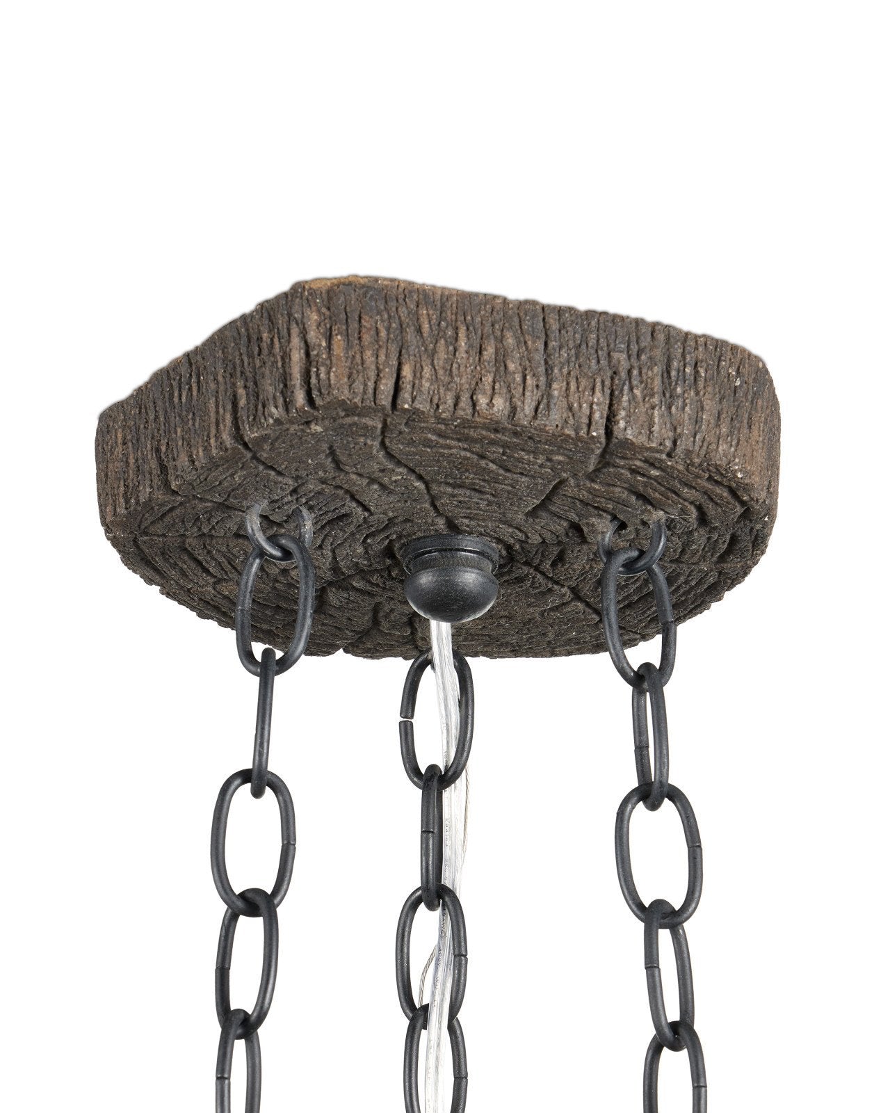 Currey & Company Dunmore 37" Charbon De Bois 8 Light Chandelier