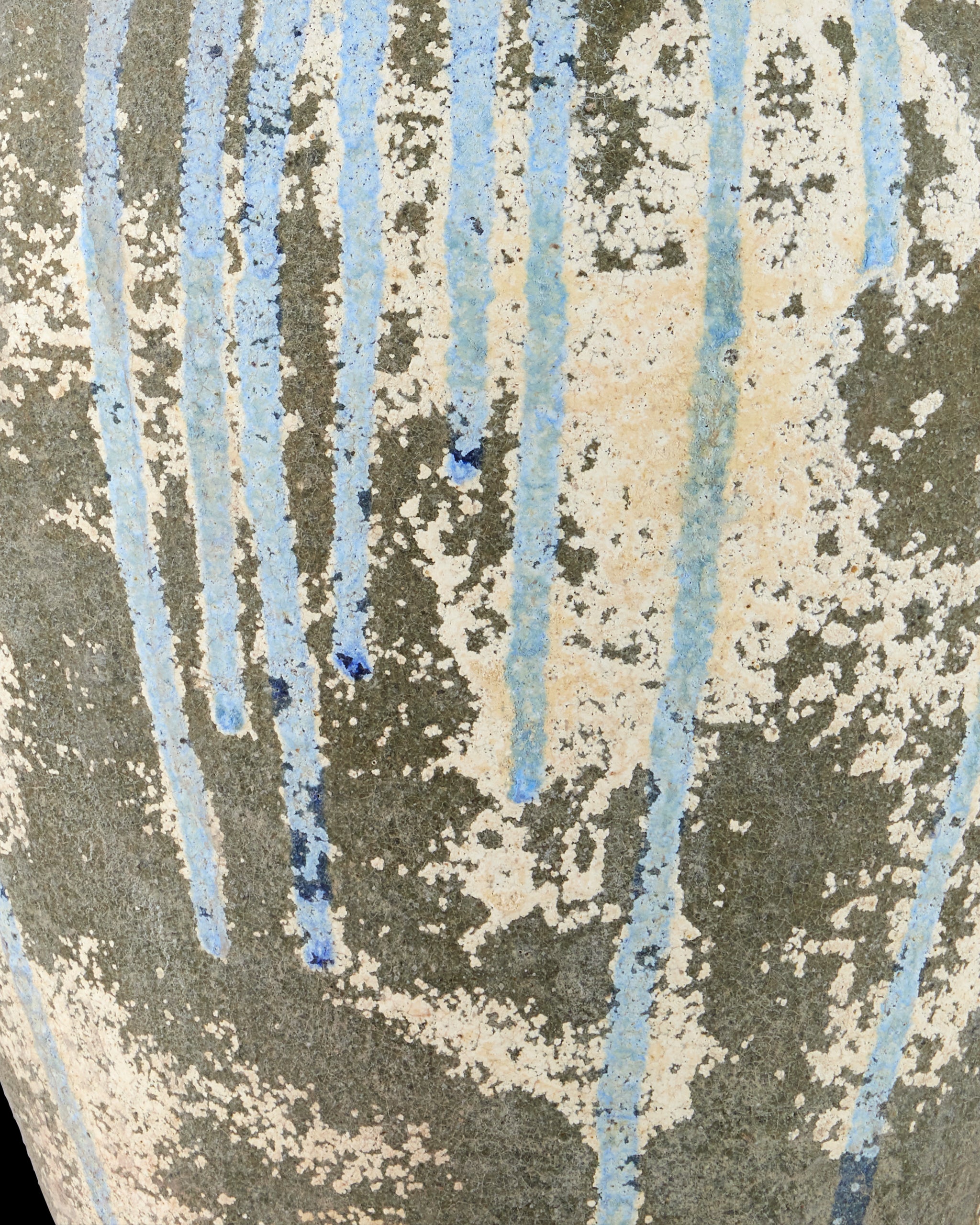 Currey & Company Catania Antique Blue Drip Table Lamp