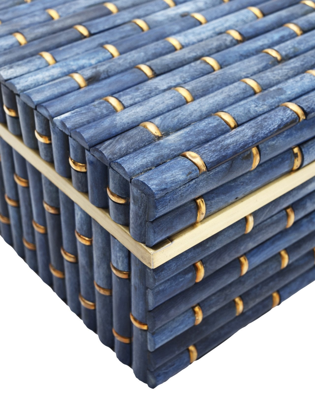 Currey & Company Midnight Bamboo 13" Decorative Box Set