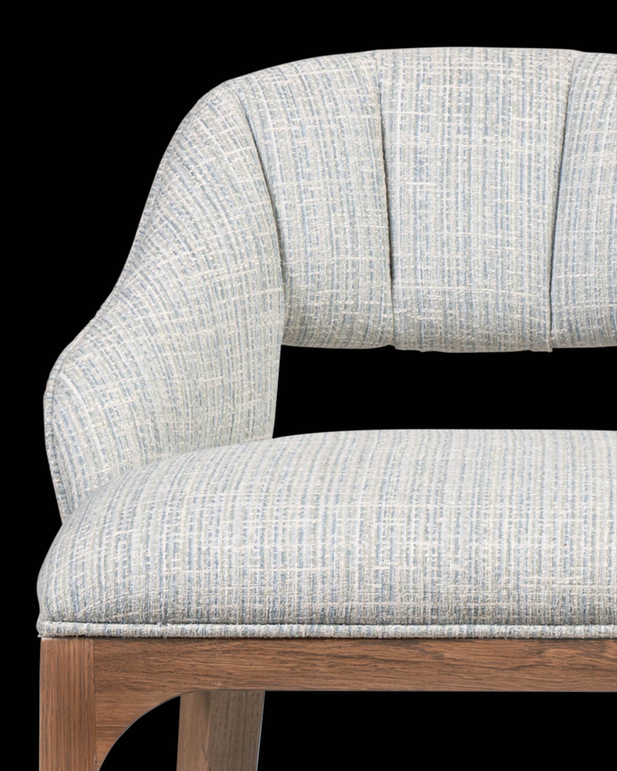 Currey & Company Inga Counter Stool, Greenlight Powder