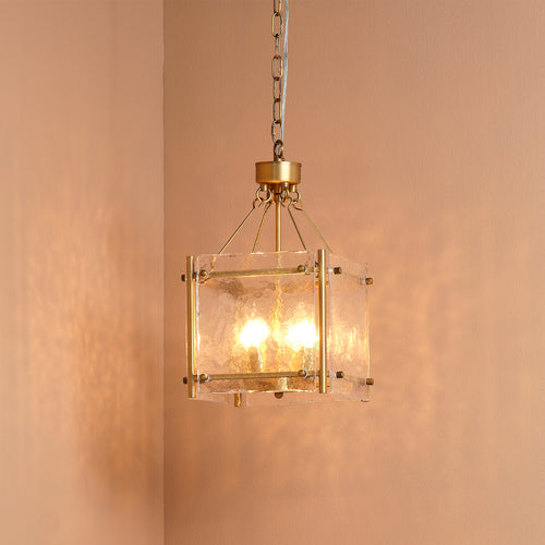 Jamie Young Glenn Small Square Chandelier Ab