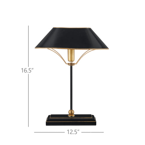 Currey & Company Daphne Black Table Lamp