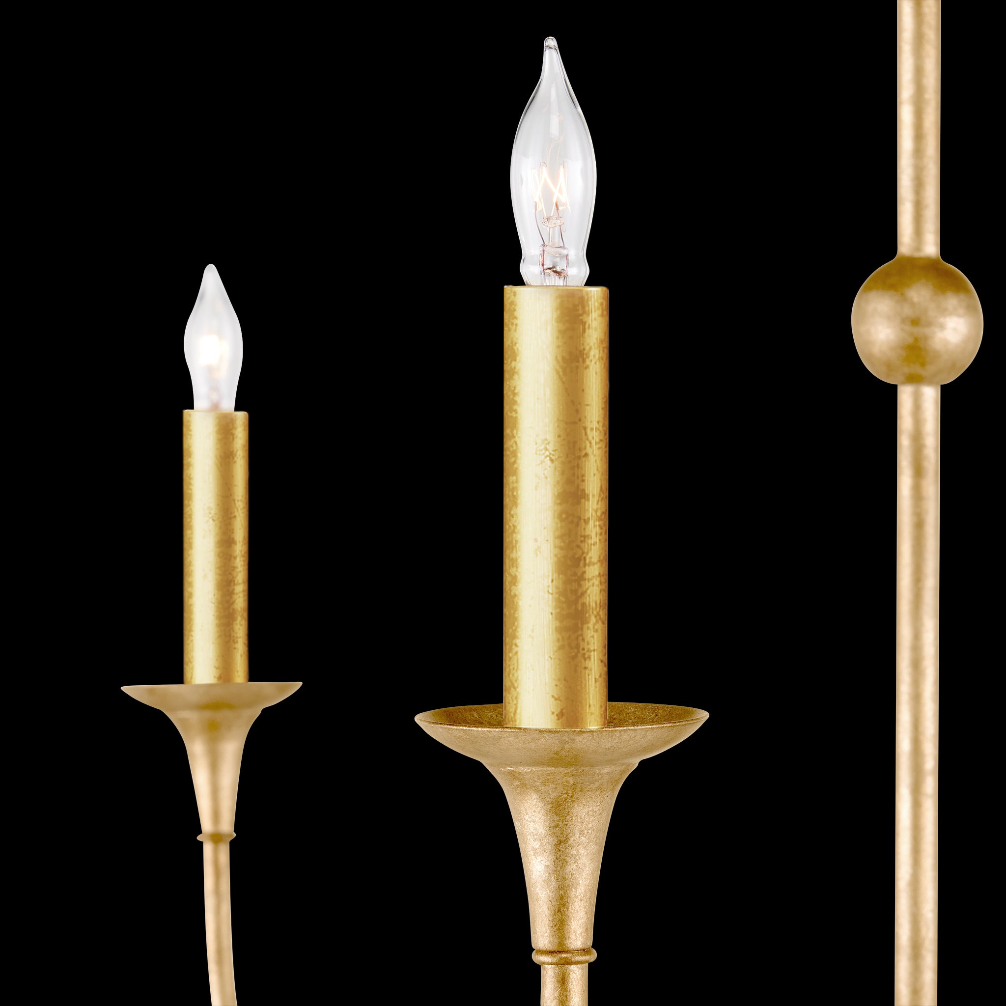 Currey & Company Nottaway Grande Gold Chandelier