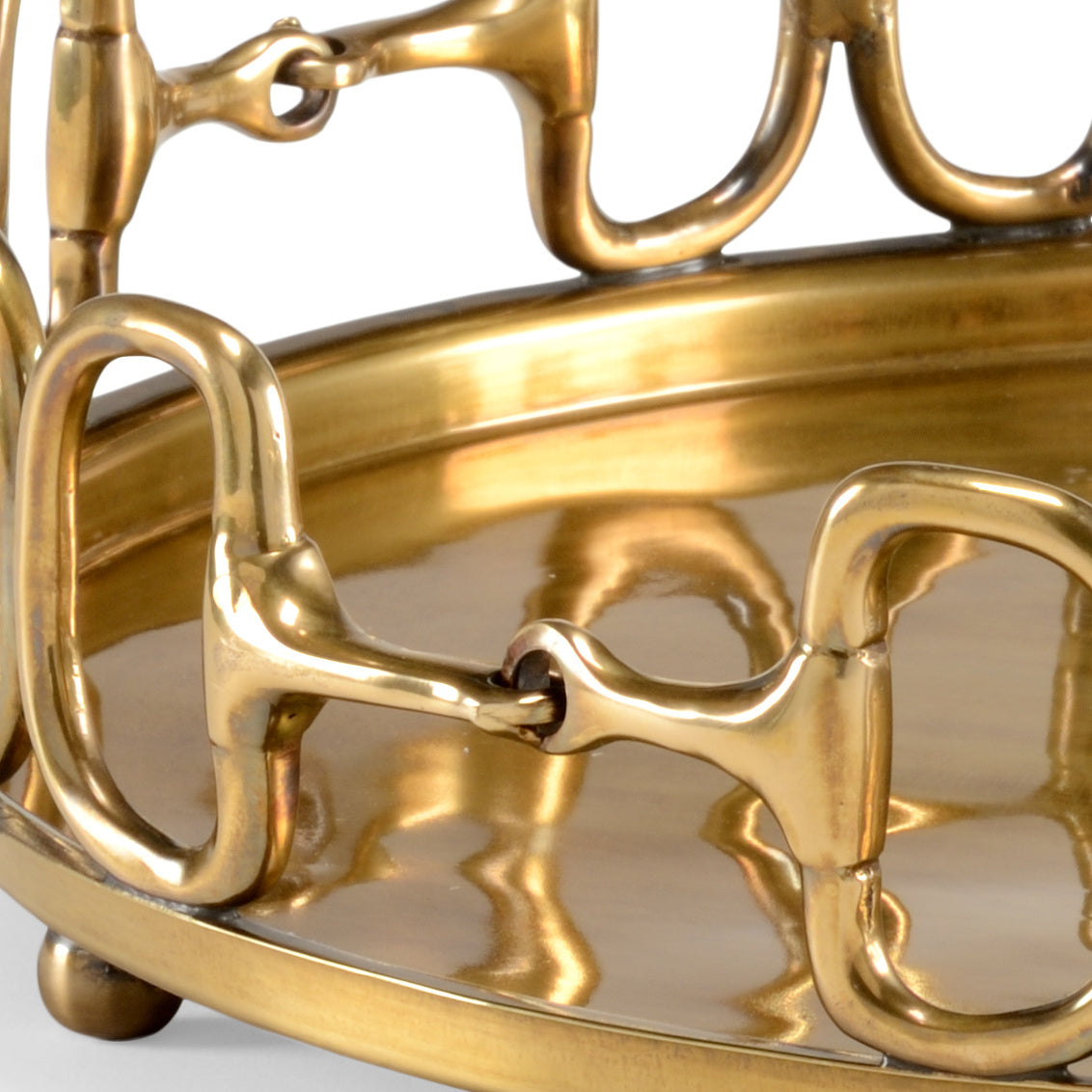 Wildwood Stirrups Tray Brass (Lg)