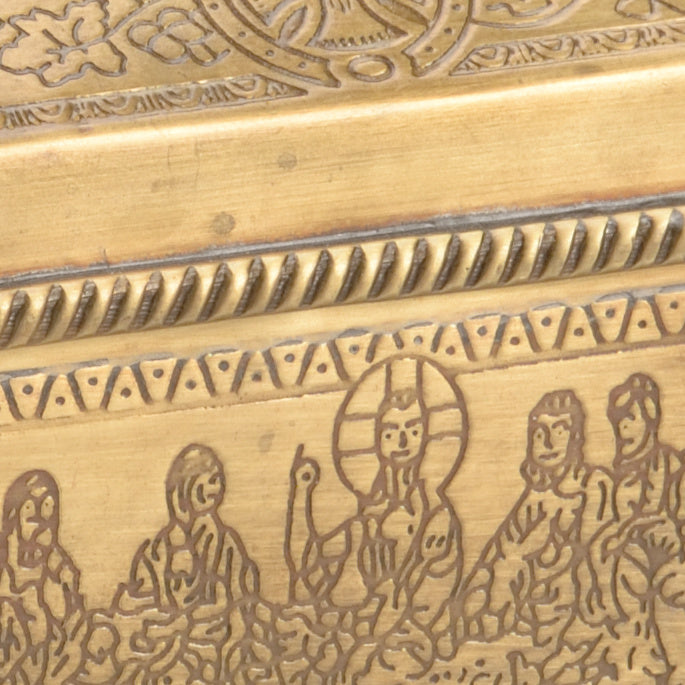 Wildwood Lamb Brass Box