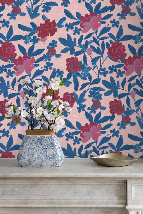 Paule Marrot Floral Bouquet Wallpaper