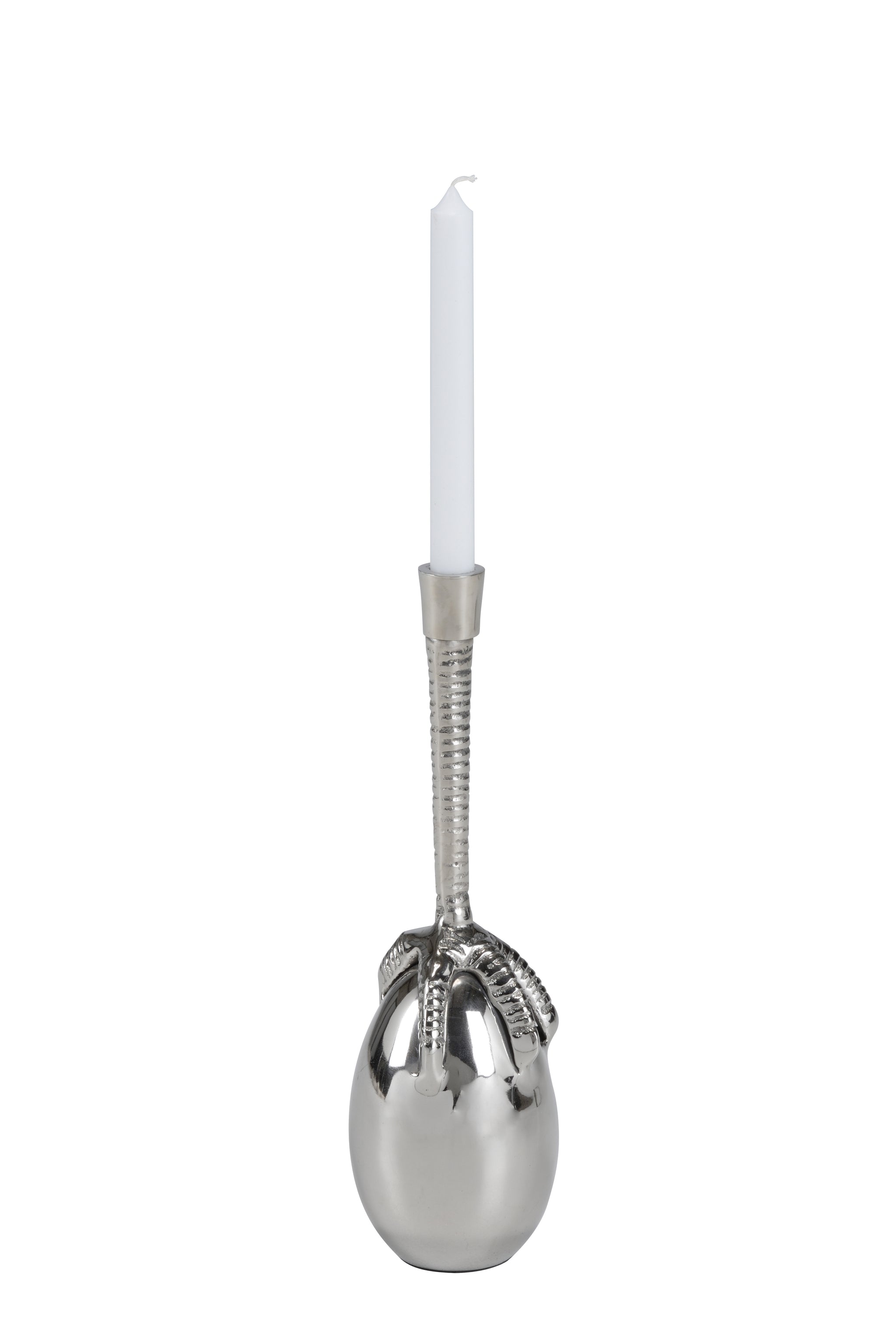 Wildwood Talon Candleholder Nickel