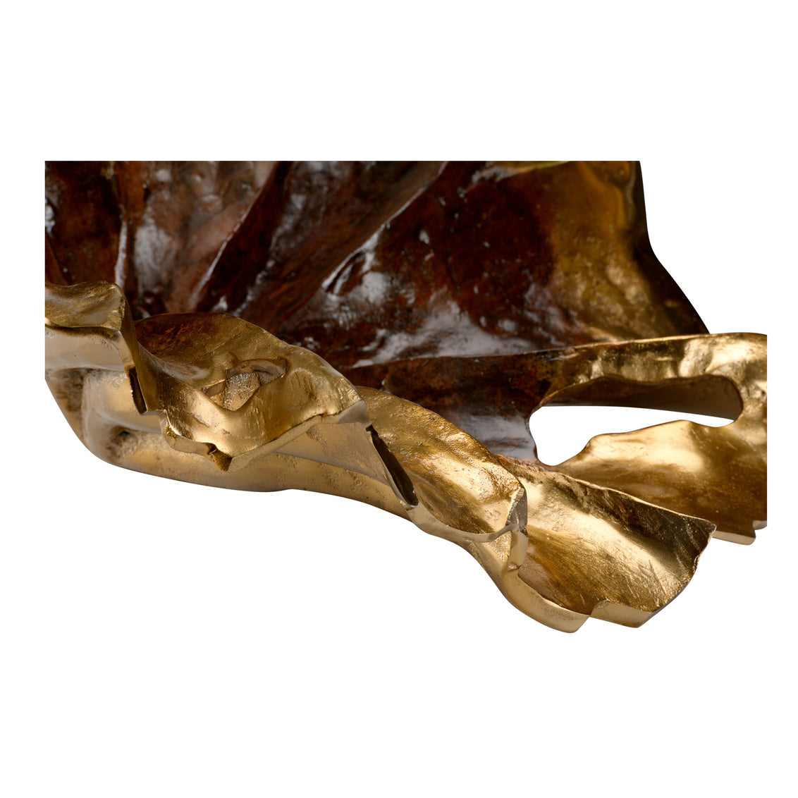 Wildwood Rustic Gold Aluminum Leaf S/2