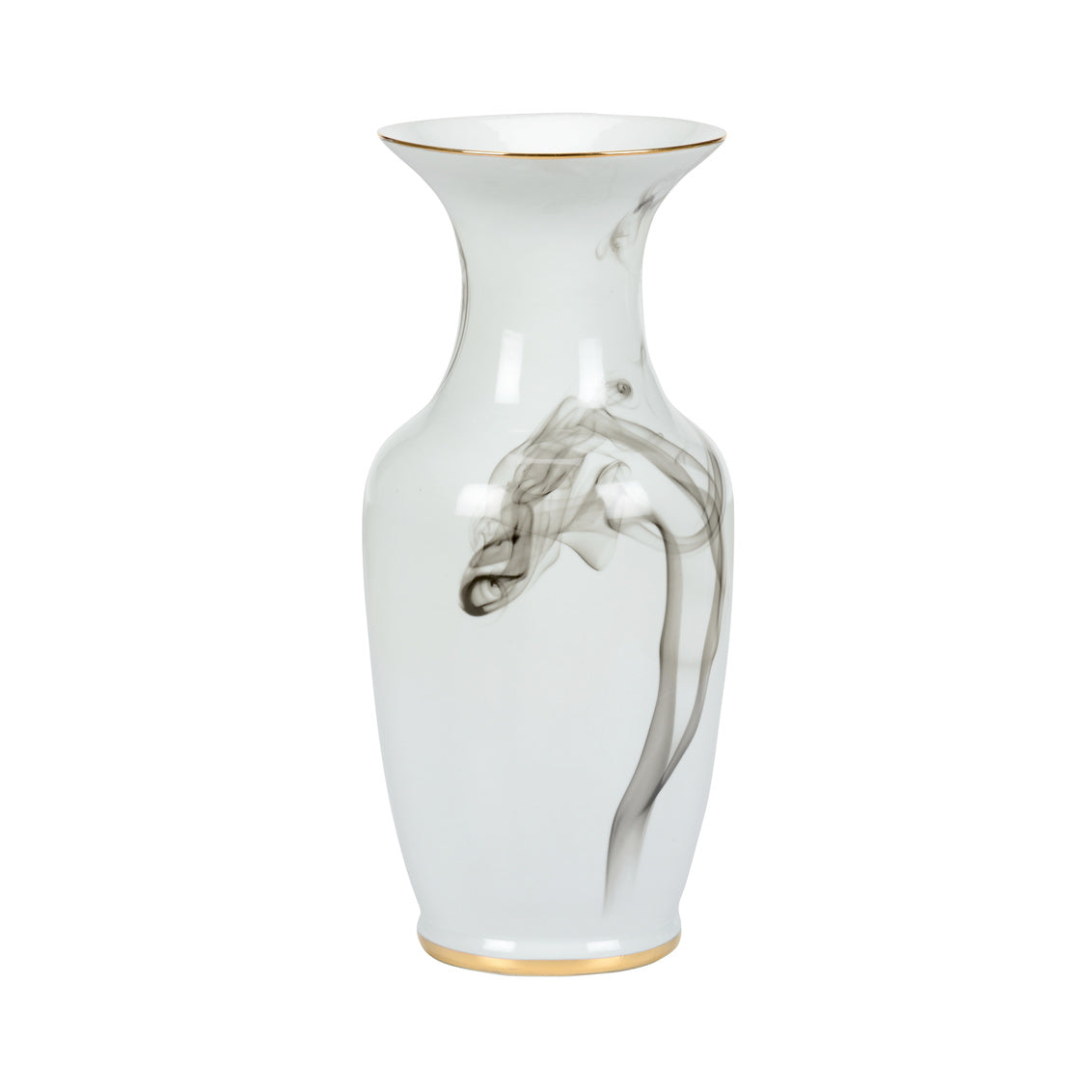 Wildwood White Cinder And Smoke Vase (Lg)