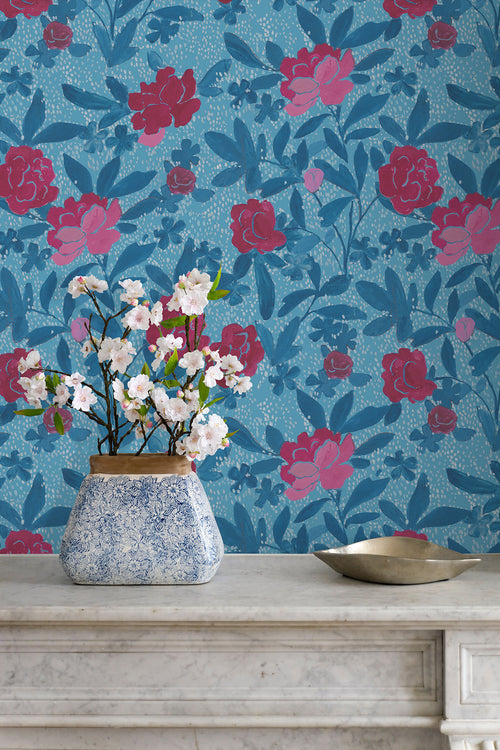 Paule Marrot Floral Bouquet Wallpaper