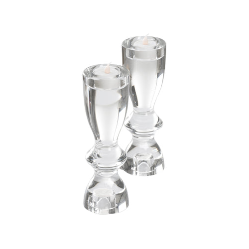 Wildwood Gris Candlesticks Pair