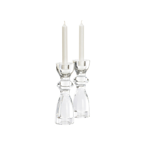 Wildwood Gris Candlesticks Pair