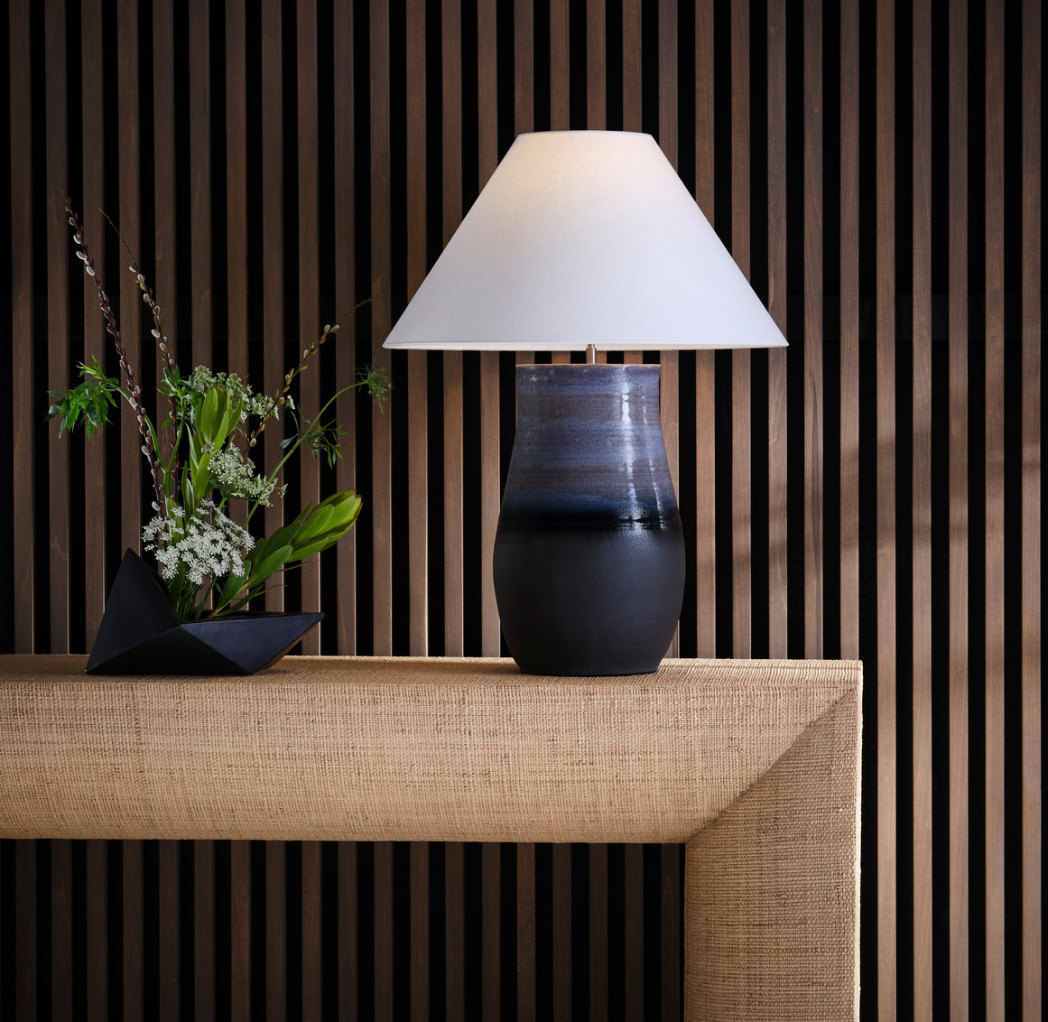 Wildwood Origami Vase Kuro