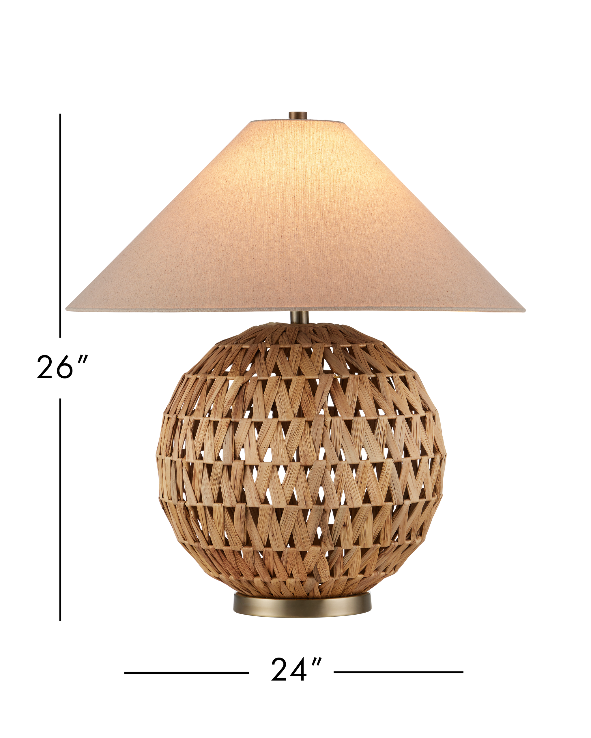 Currey & Company Casimer Brown Table Lamp