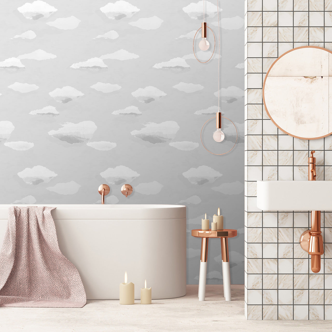 Paule Marrot Les Nuages Wallpaper