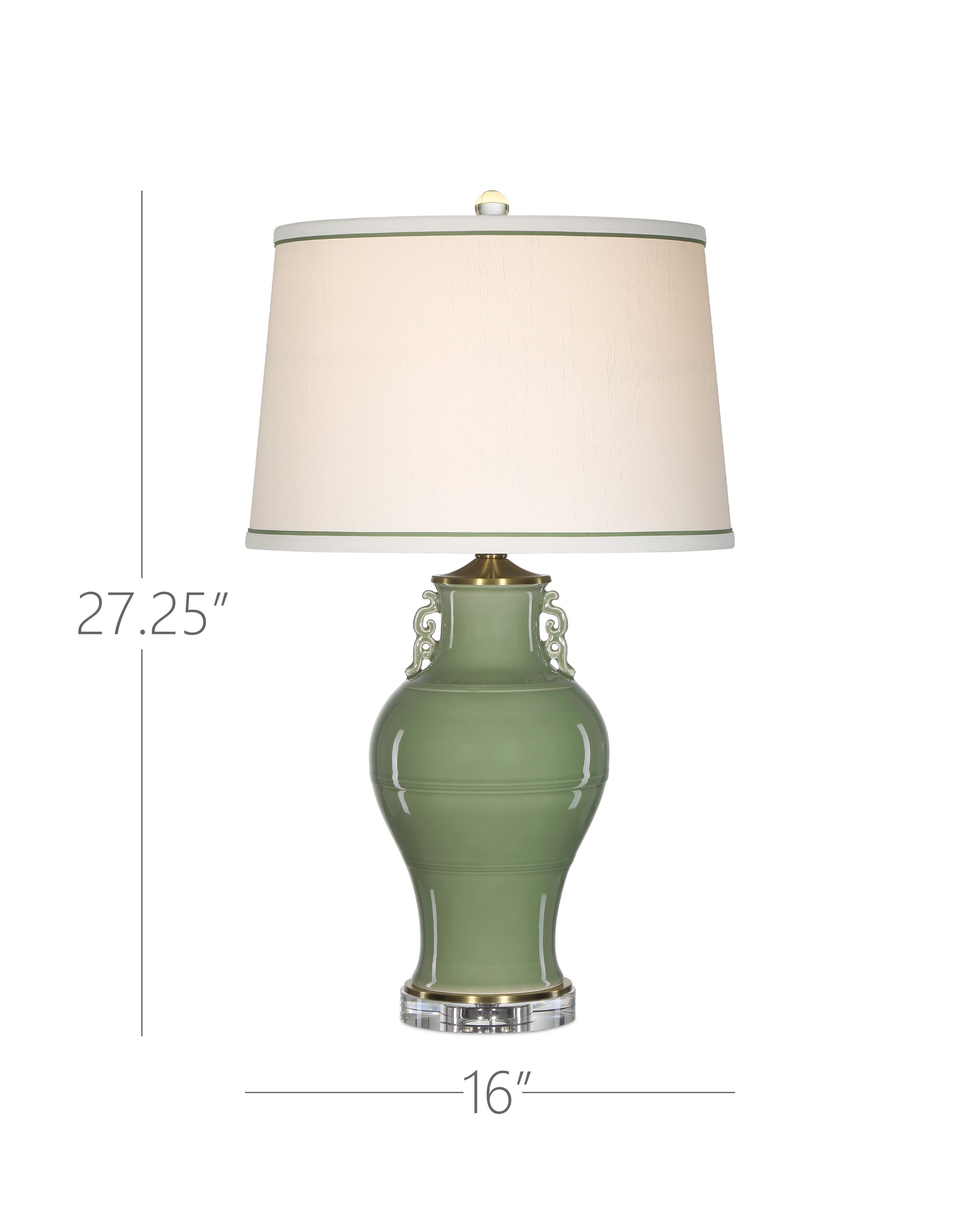 Currey & Company Londonderry Green Table Lamp
