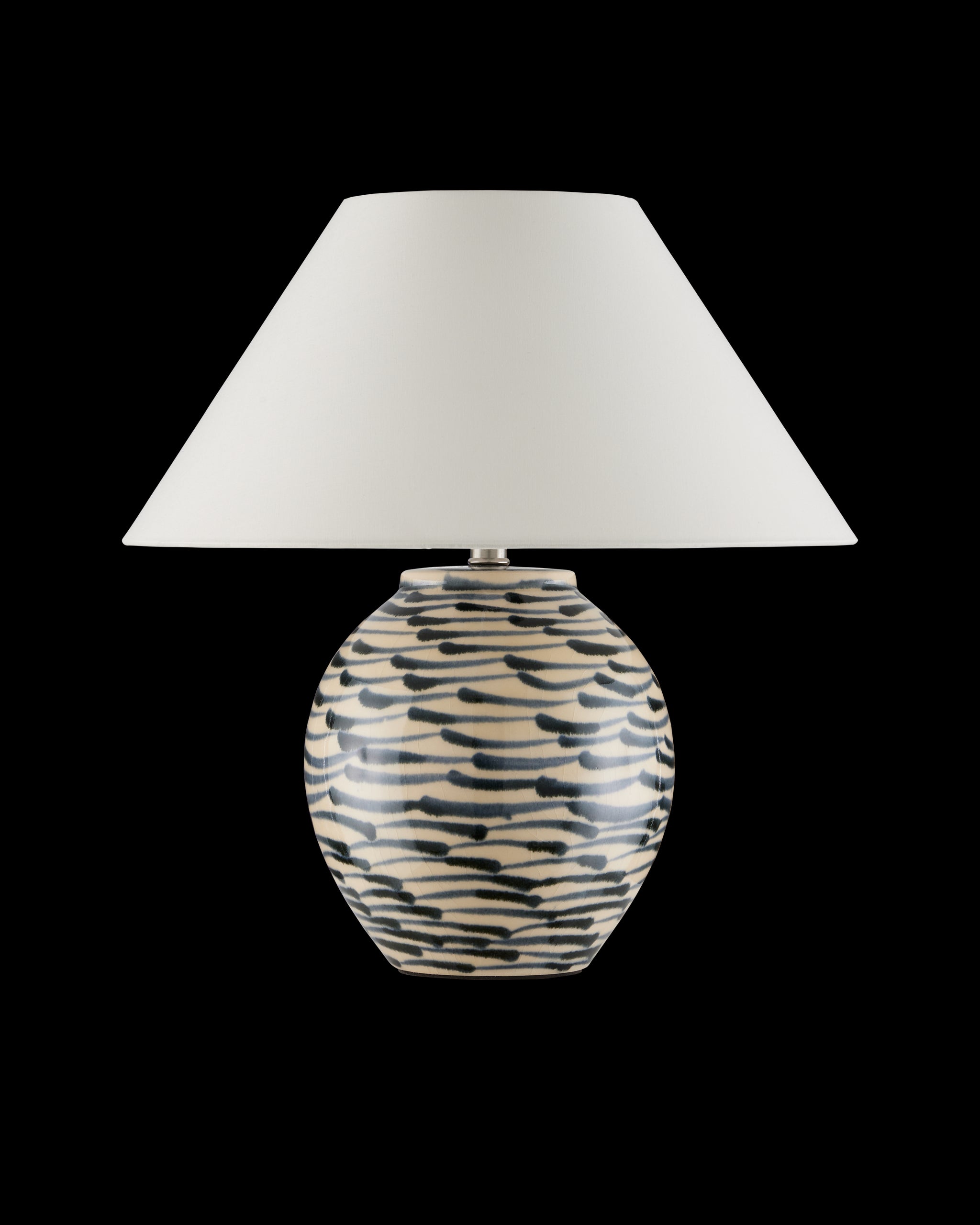 Currey & Company Minnows Blue Table Lamp