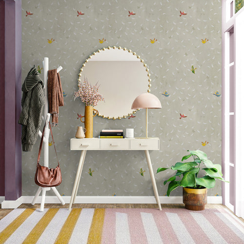 Paule Marrot Feathers (Var. 1) Wallpaper