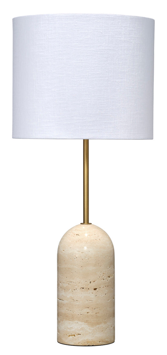 Jamie Young Holt Table Lamp In Travertine