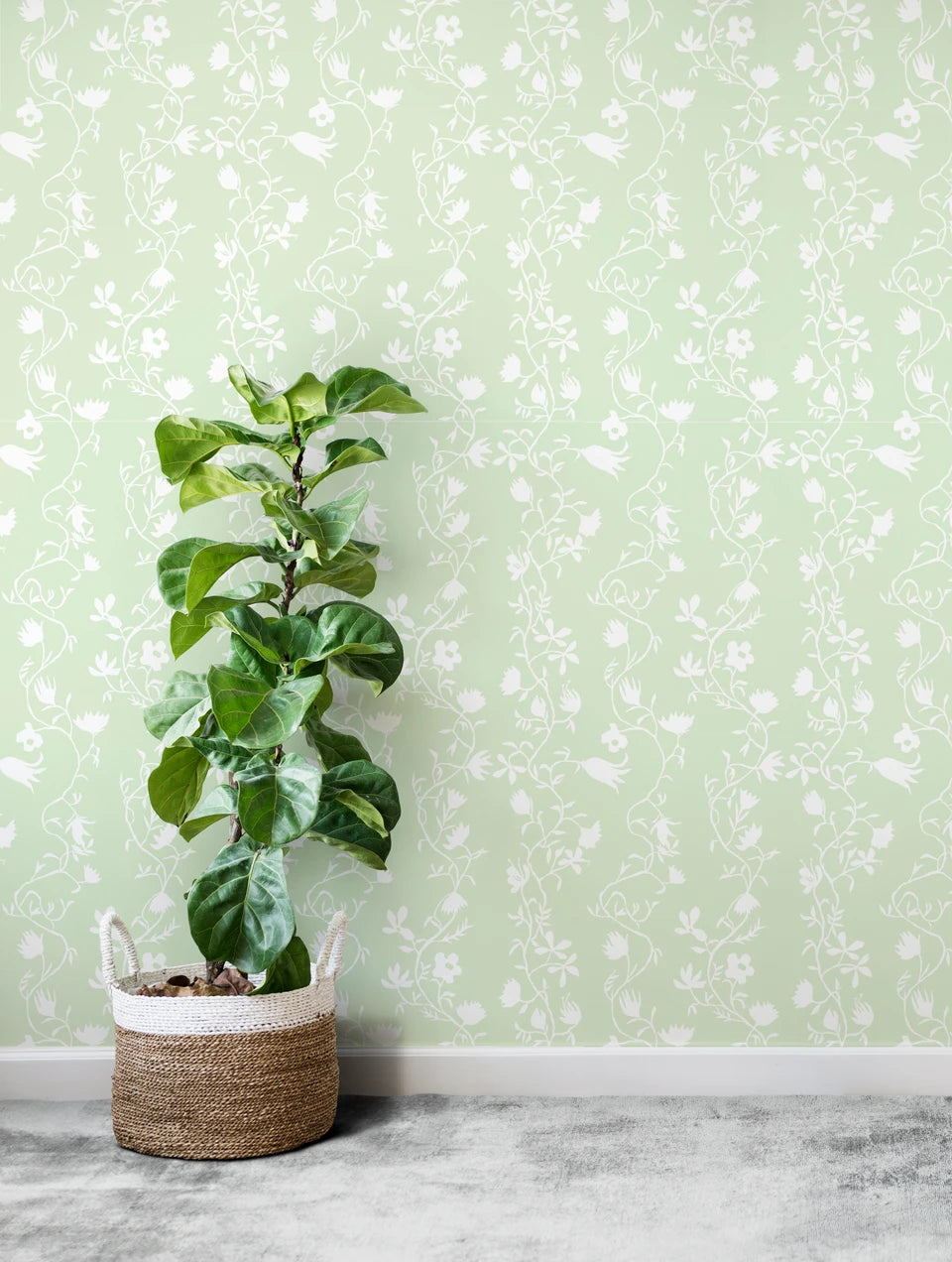 Susan Hable Flora Wallpaper
