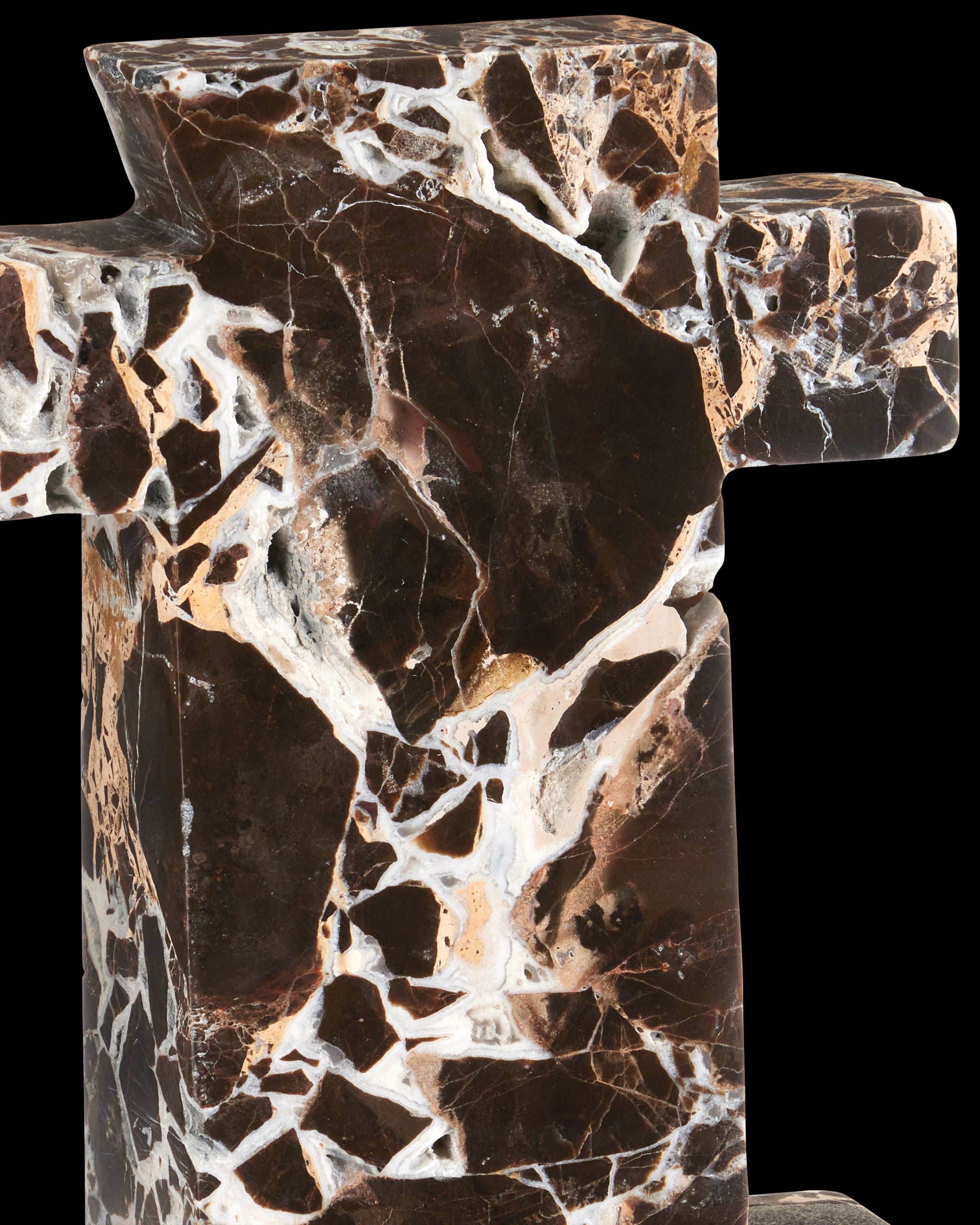 Currey & Company Blount Marble Object