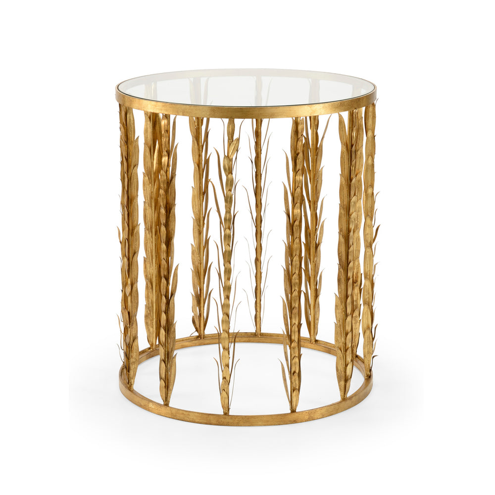 Chelsea House Claire Bell Laurel Entry Table Gold