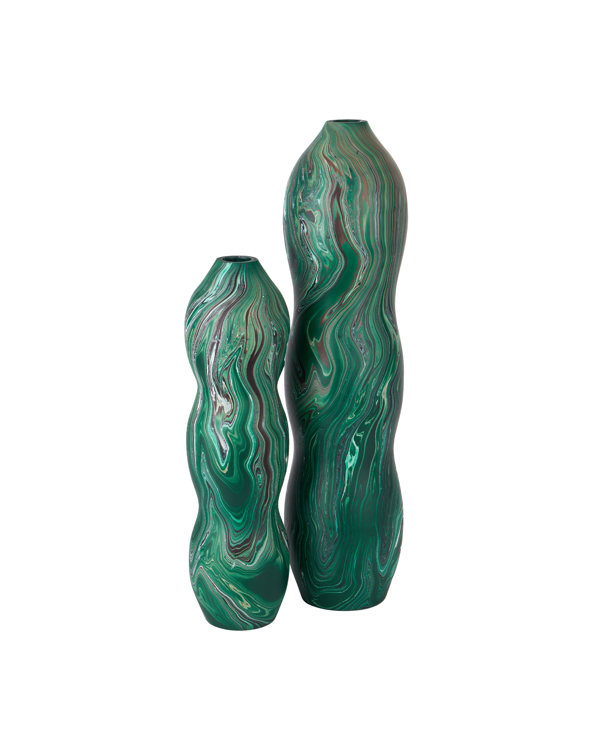 Currey & Company Tamarind Large Green Vase