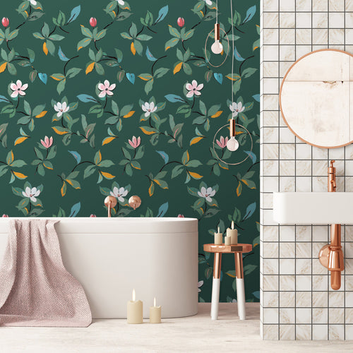 Paule Marrot Large Scale, Magnolias Wallpaper