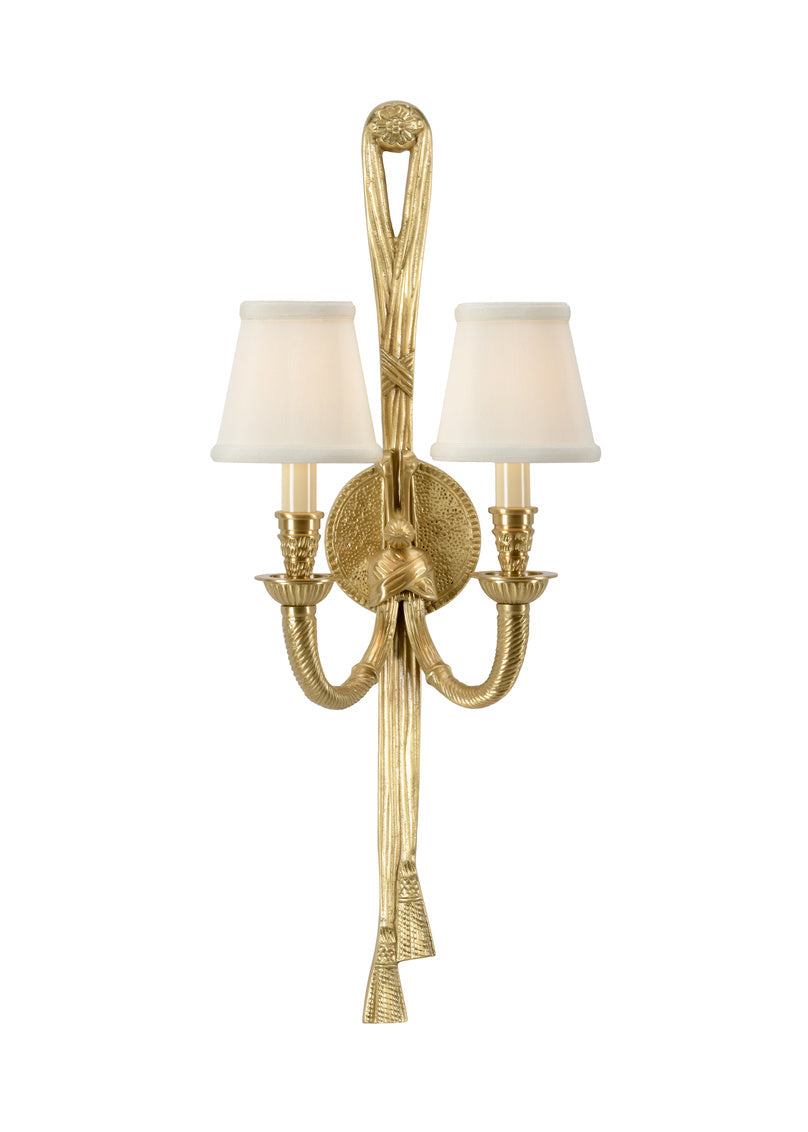 Wildwood Tassel Twist Double Sconce