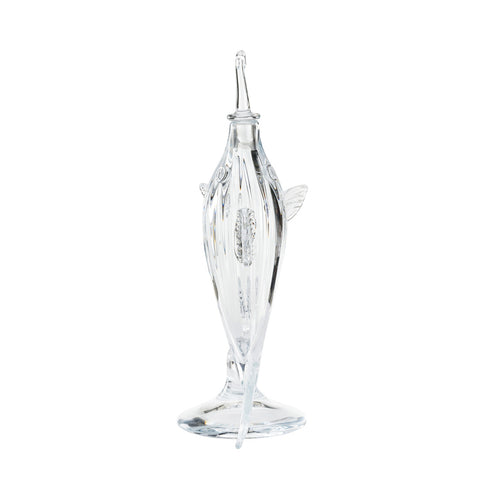 Chelsea House Hand Blown Fish Decanter