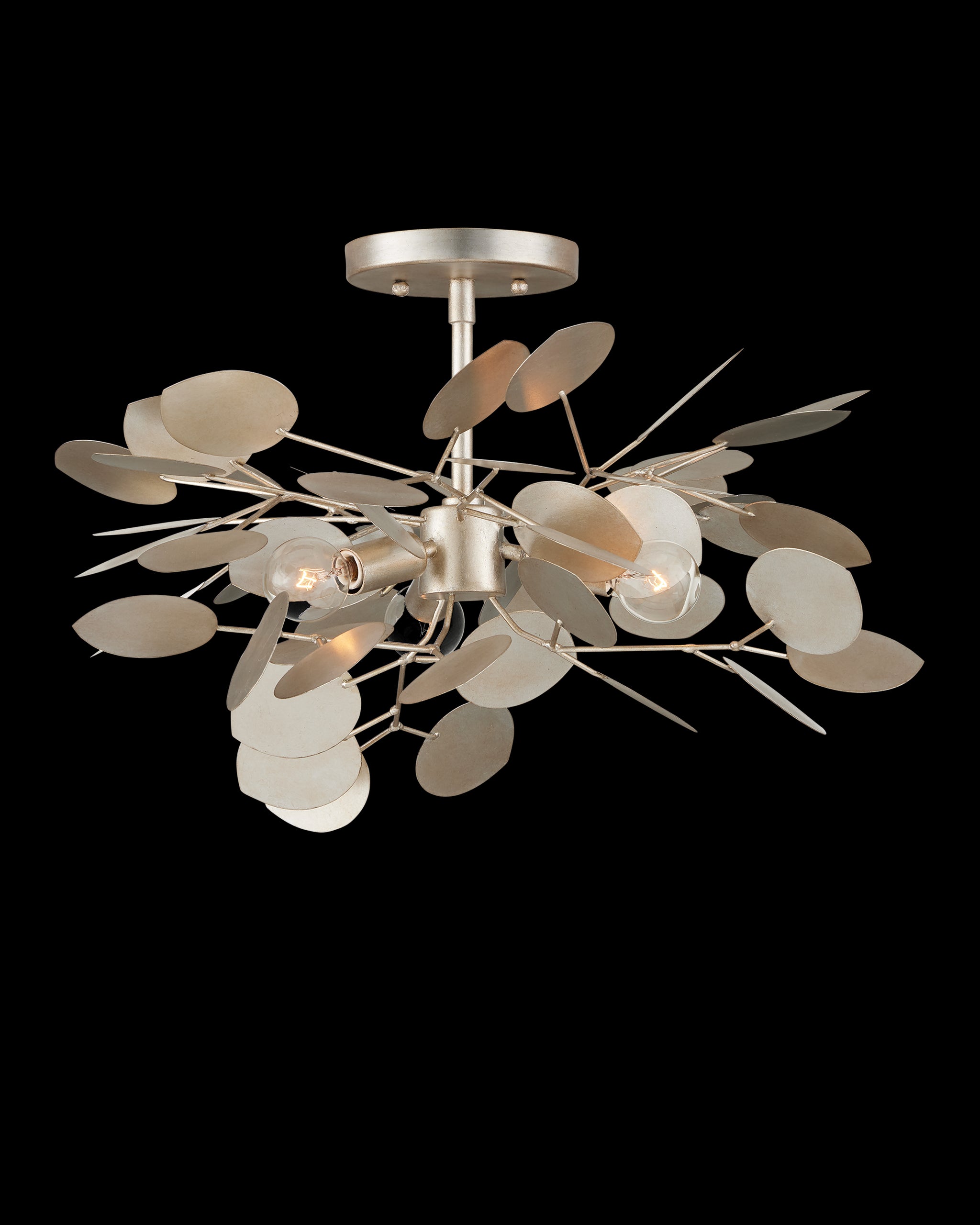 Currey & Company Lunaria Semi Flush Mount