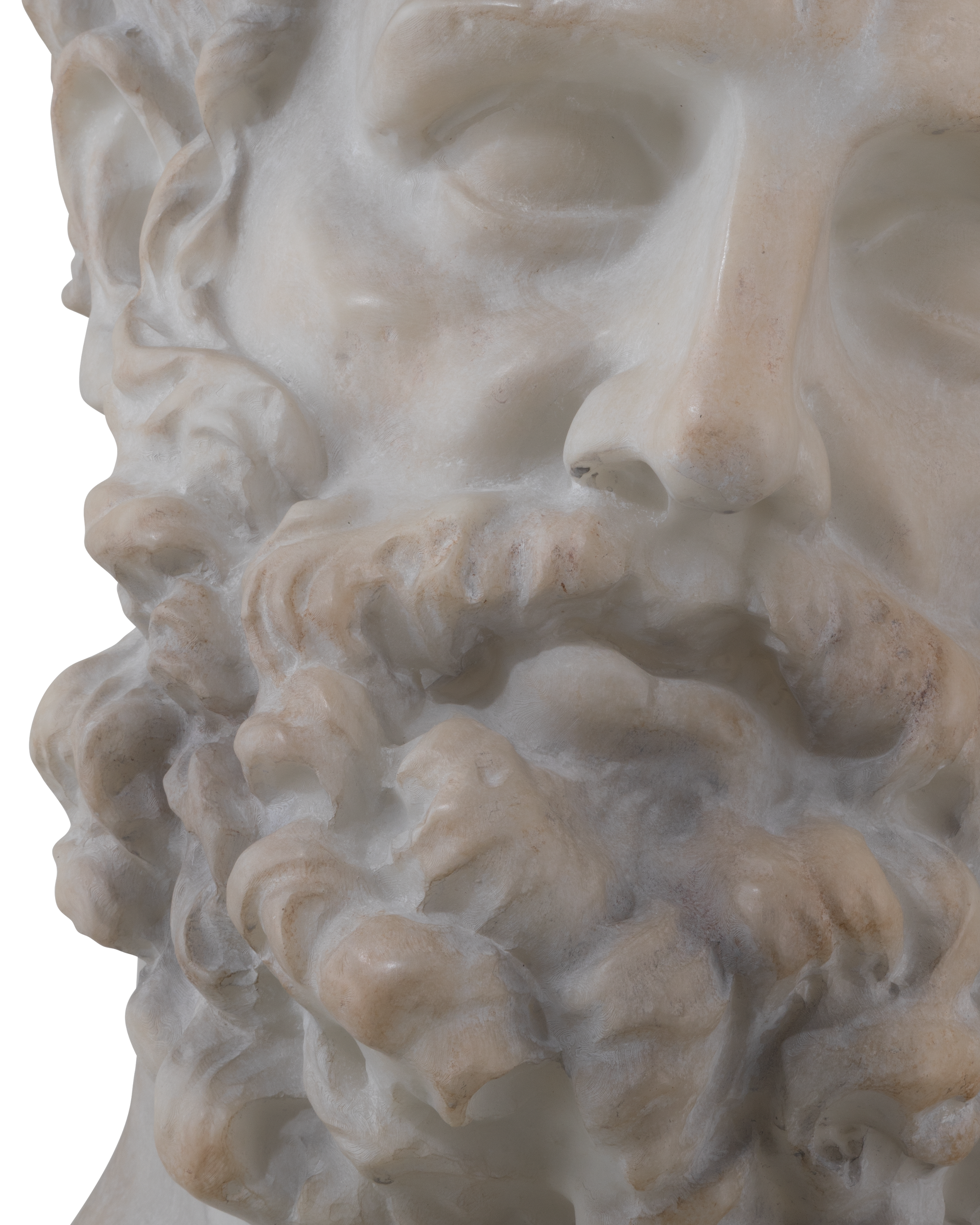 Currey & Company Hercules Head On Metal Stand