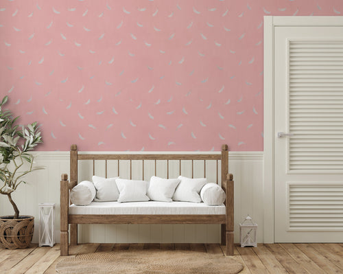 Paule Marrot Large Scale, Feathers (Var. 2) Wallpaper