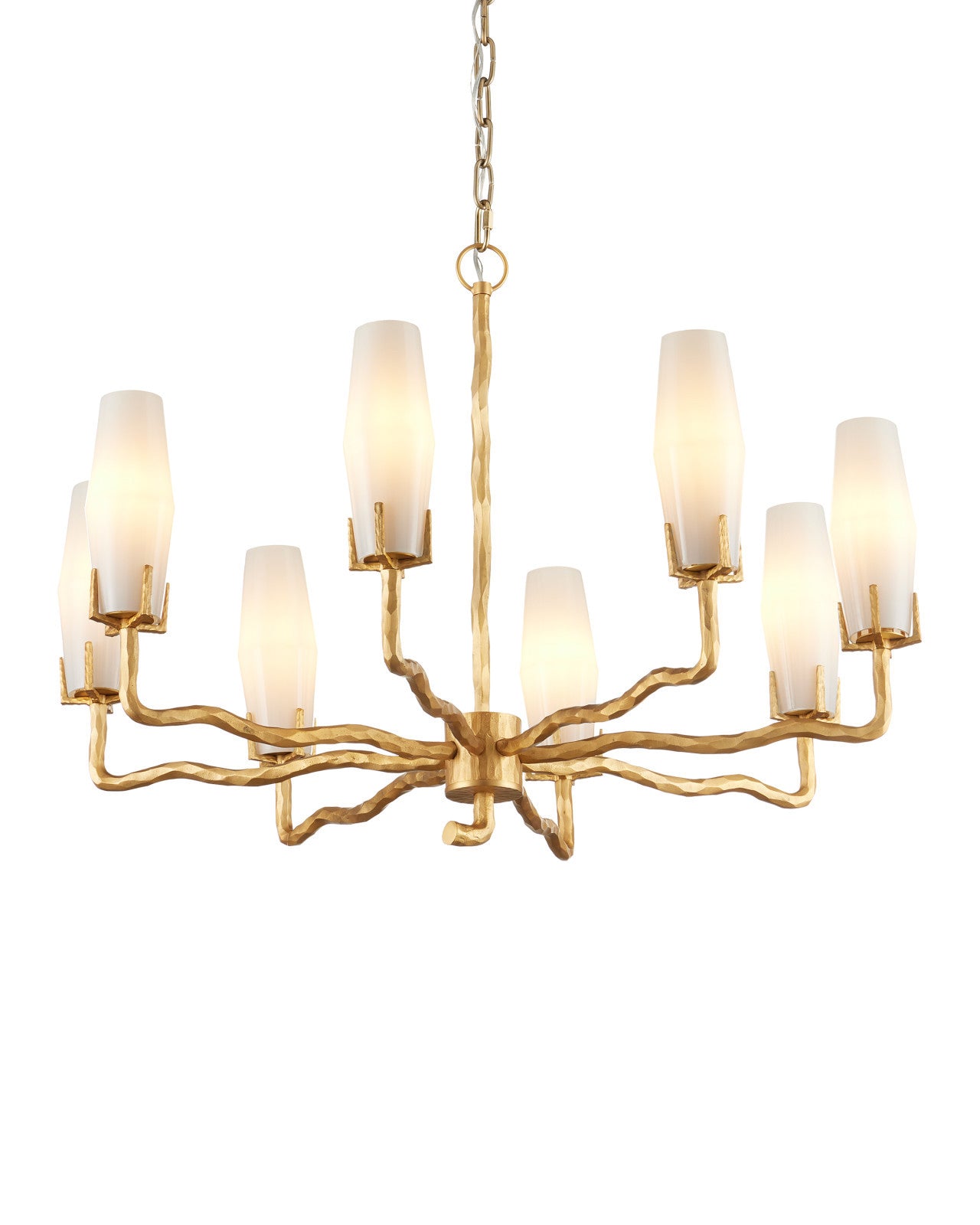 Currey & Company 36" Mathilda 8 Light Chandelier