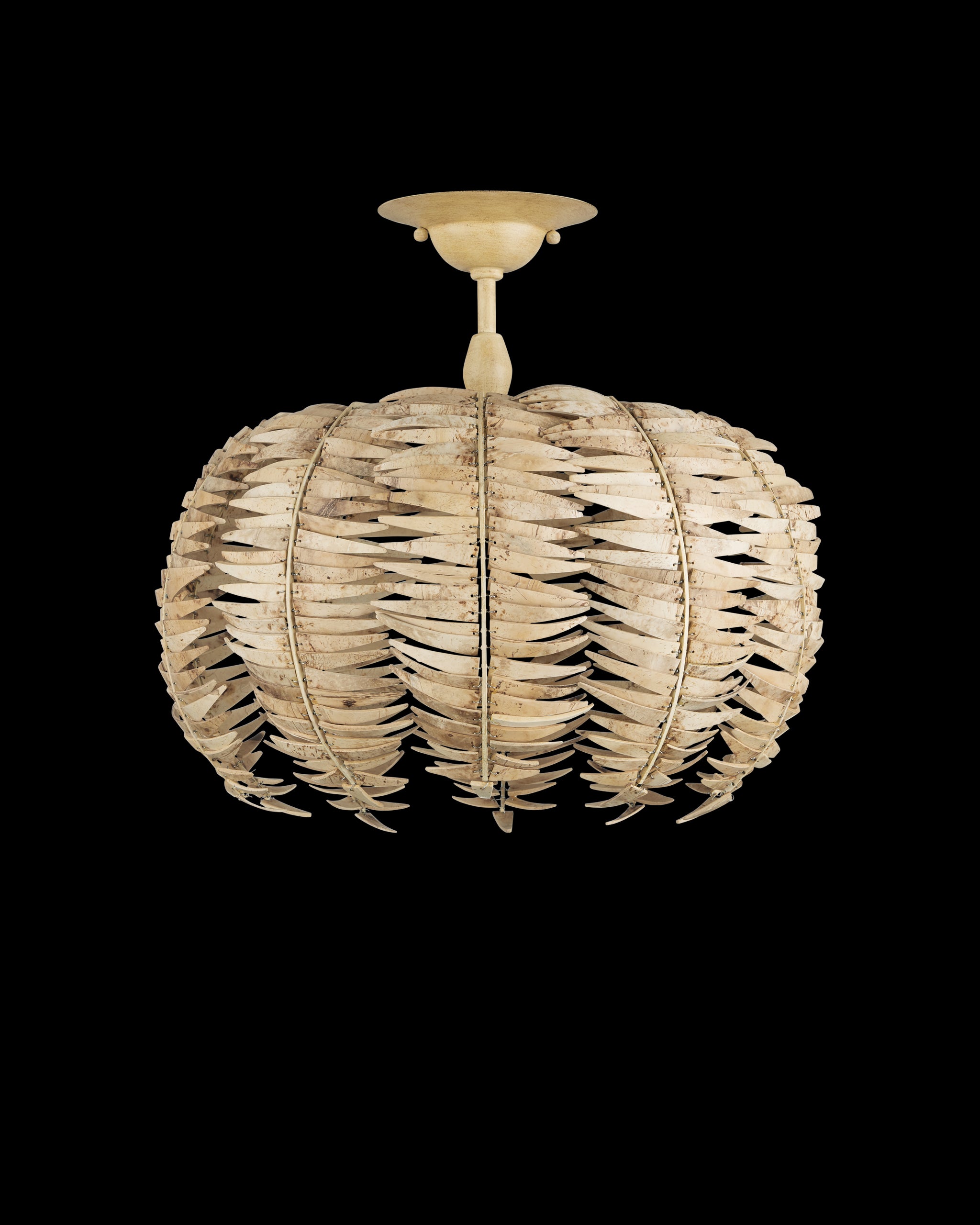 Currey & Company Tiptur Semi Flush Mount