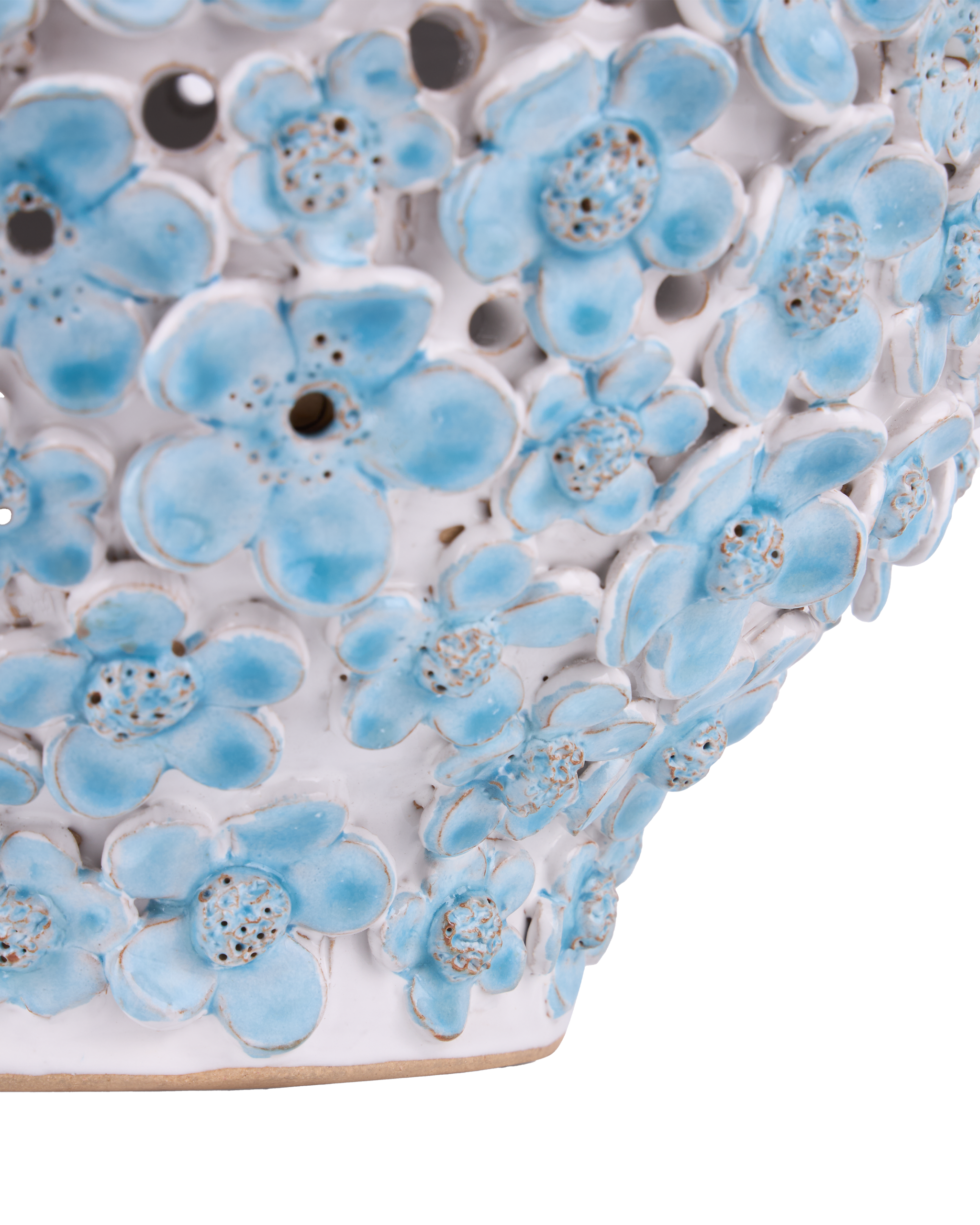 Currey & Company Daisy Blue Small Vase