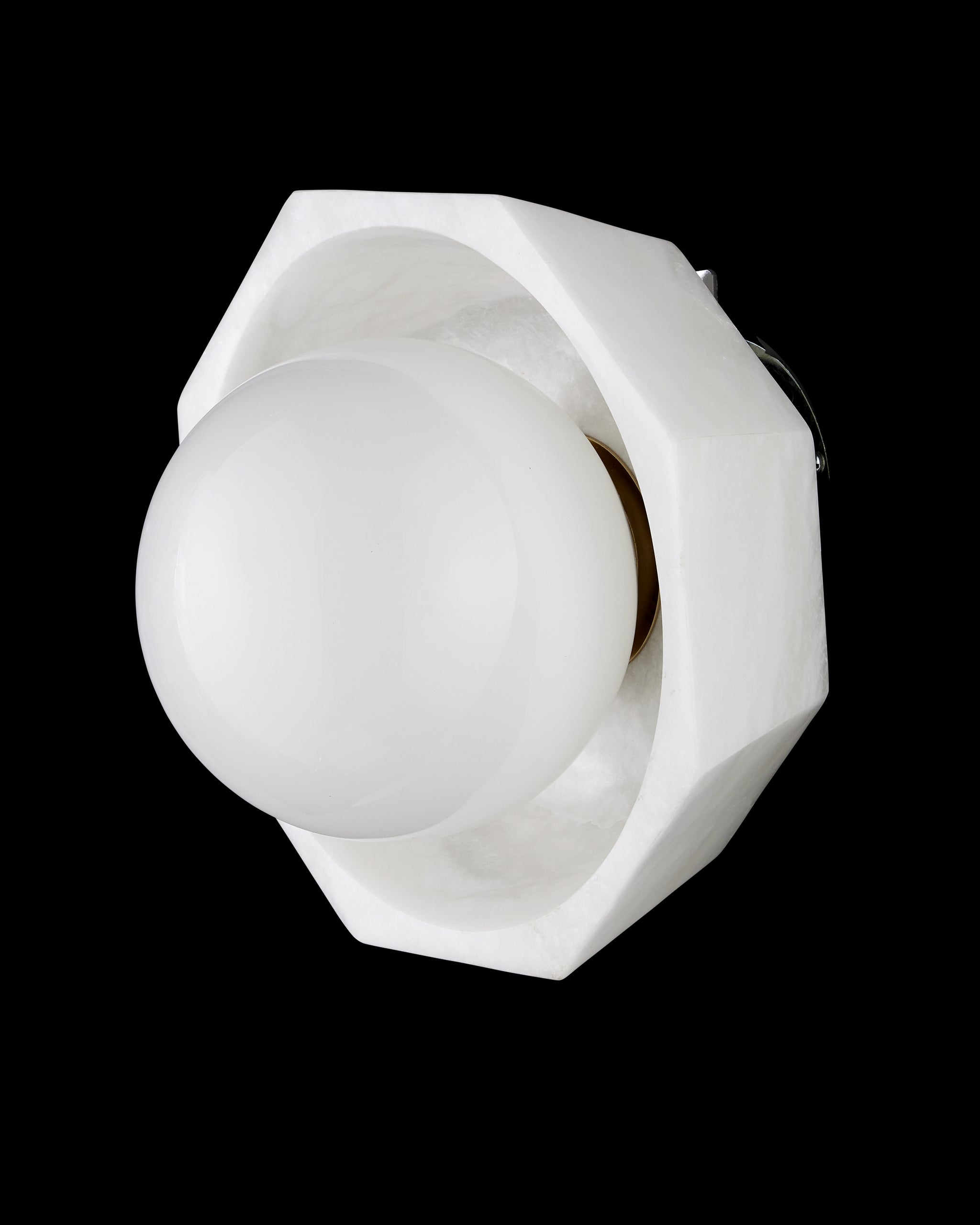 Currey & Company Waystone White Wall Sconce