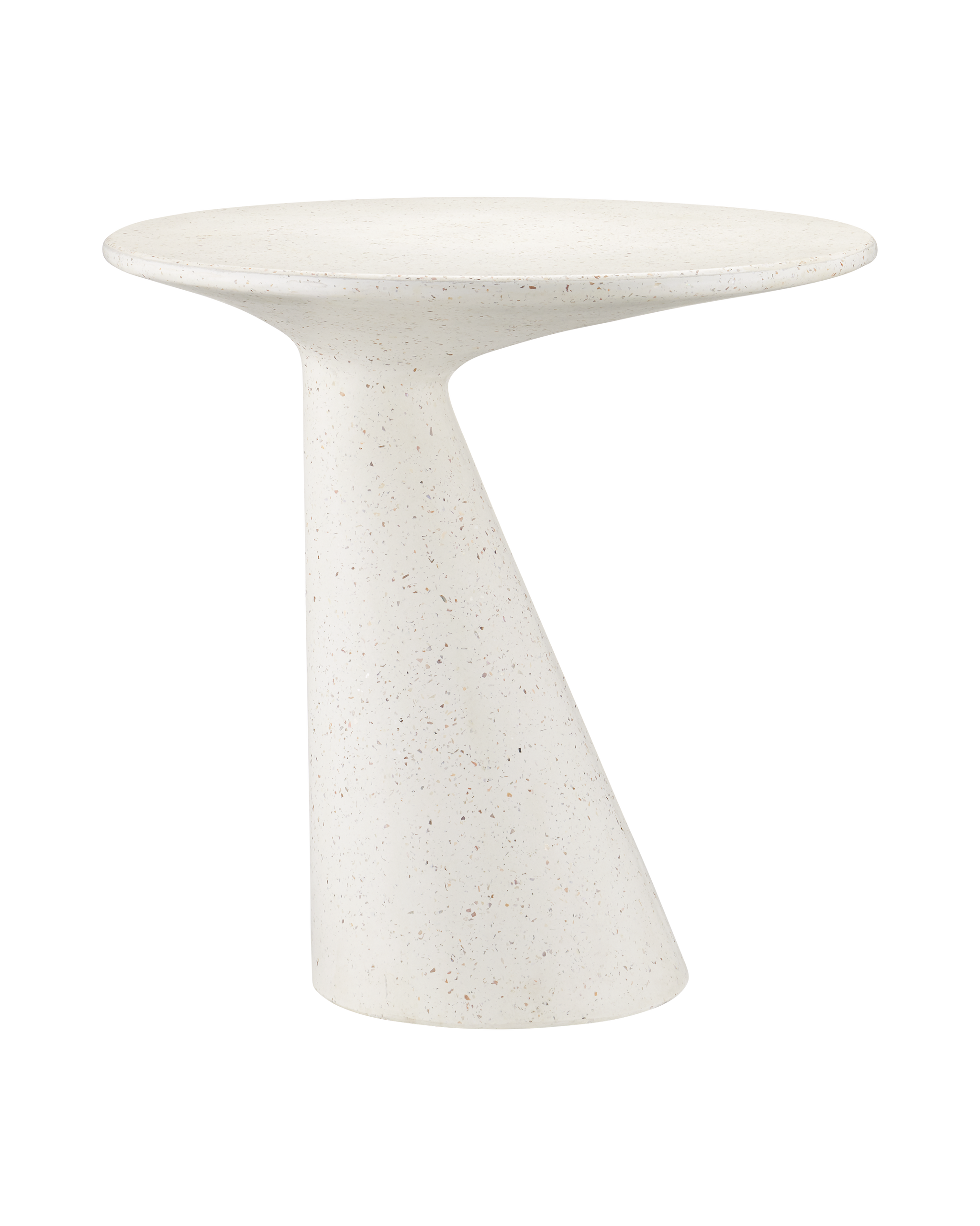 Currey & Company Pendurado Ivory Terrazzo C Table