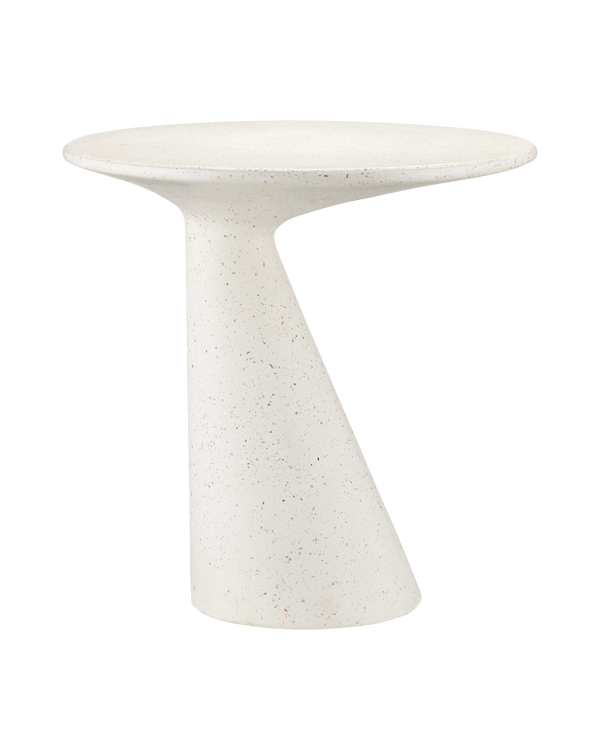 Currey & Company Pendurado Ivory Terrazzo C Table