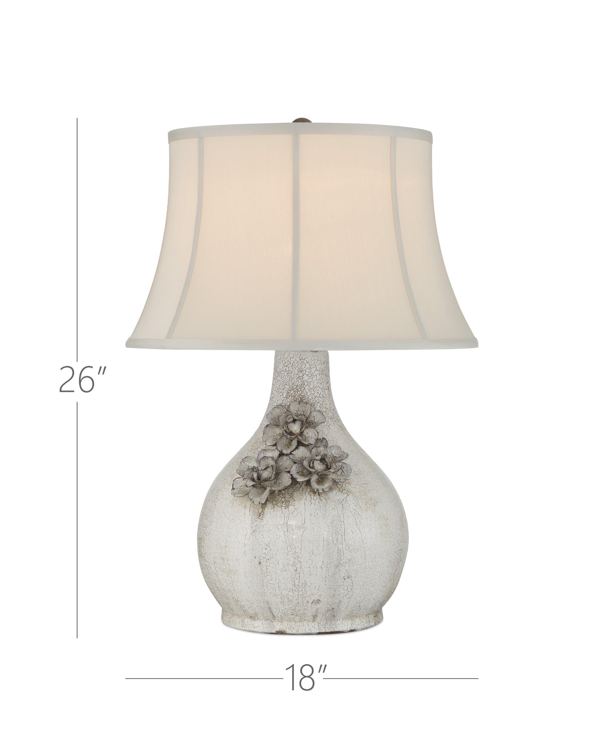 Currey & Company Attar White Table Lamp