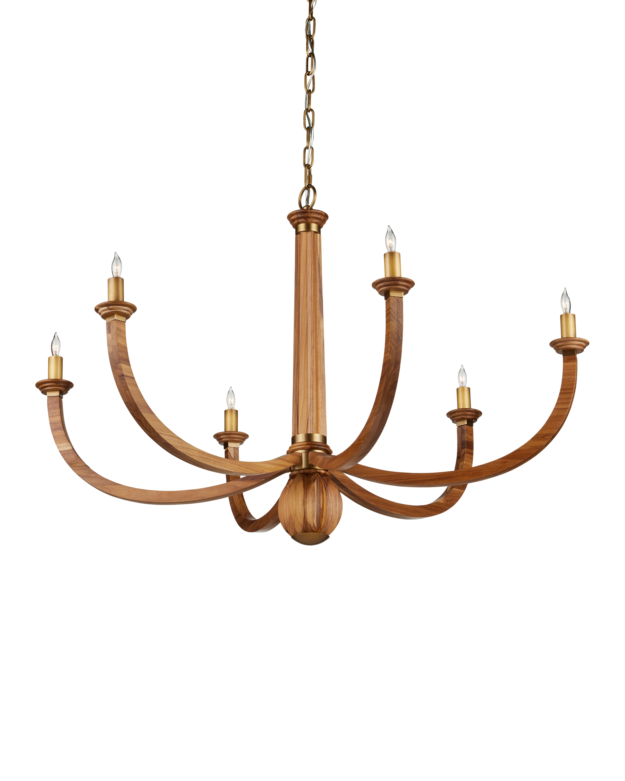 Currey & Company Woodcroft Chandelier