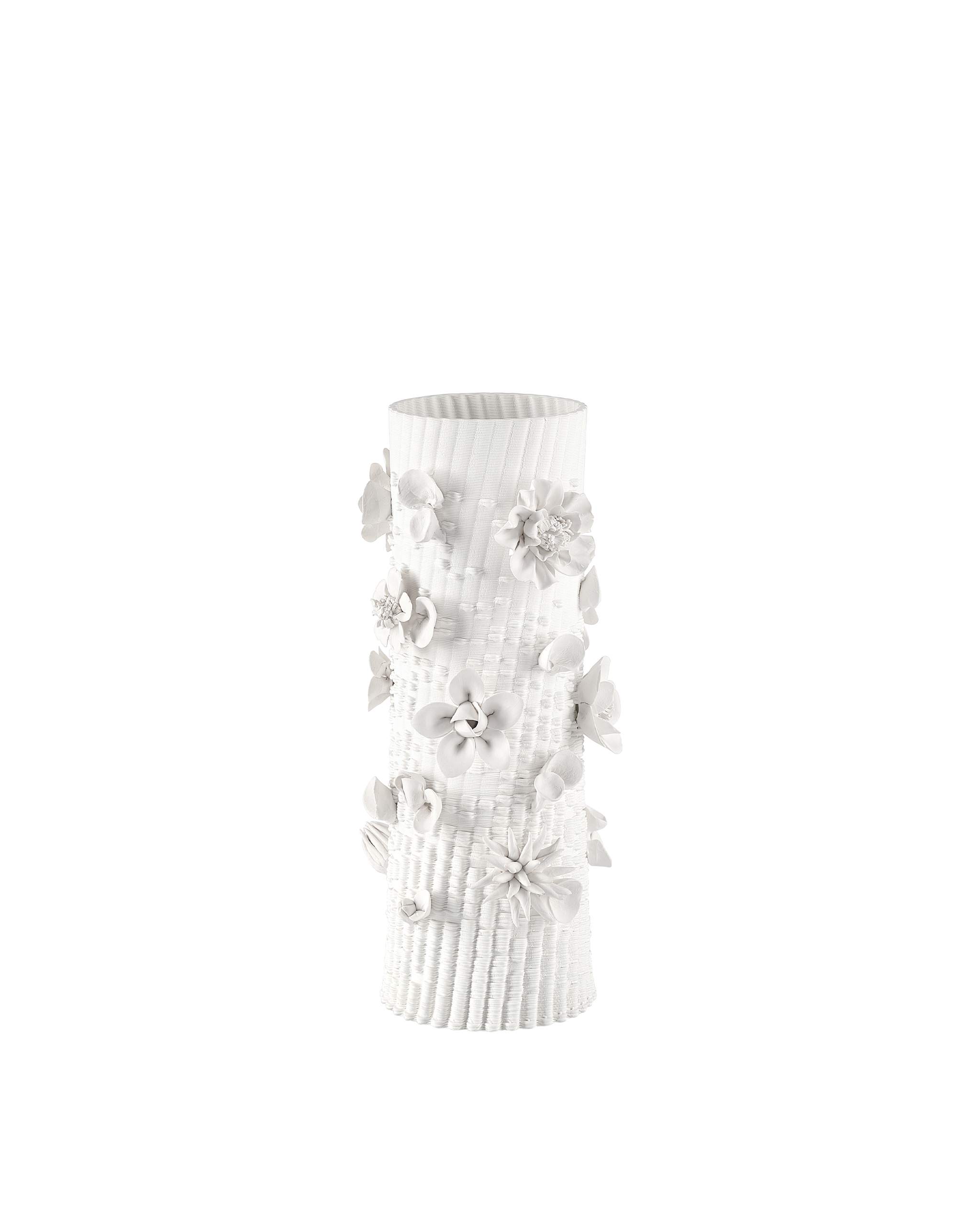 Currey & Company Sylva Medium White Vase