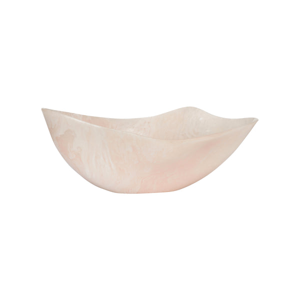 Chelsea House Bucolic Oval Bowl Pink (Lg)