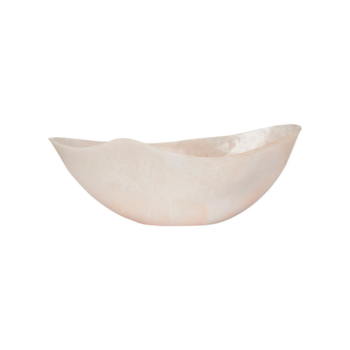 Chelsea House Bucolic Oval Bowl Pink (Lg)