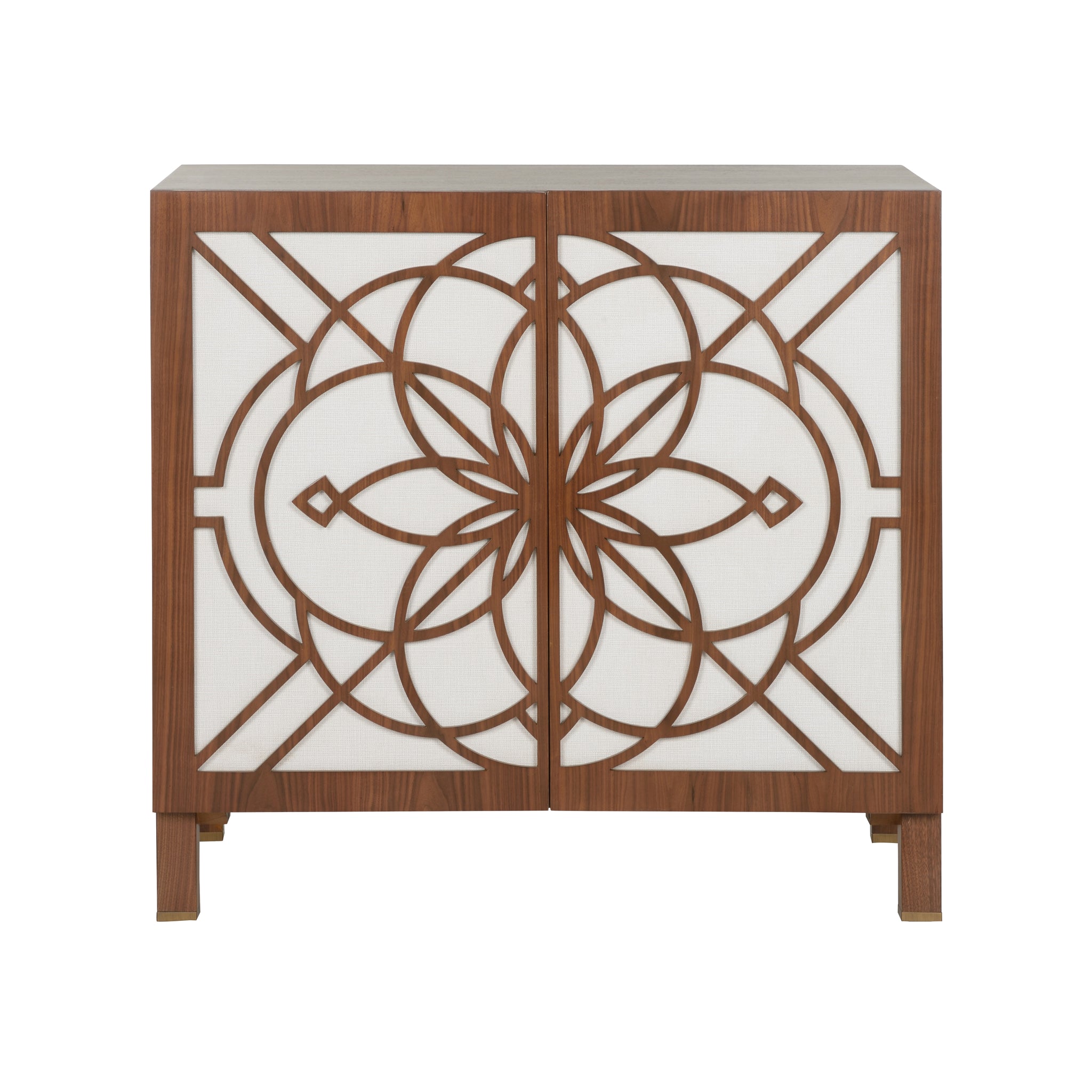 Chelsea House Flower Of Life Cabinet Brown