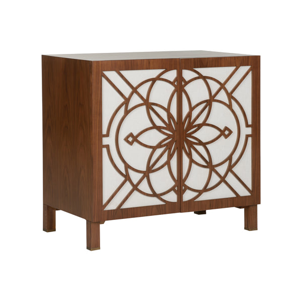 Chelsea House Flower Of Life Cabinet Brown