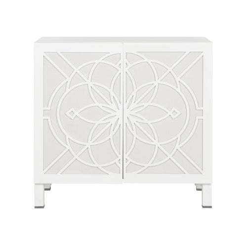 Chelsea House Flower Of Life Cabinet White